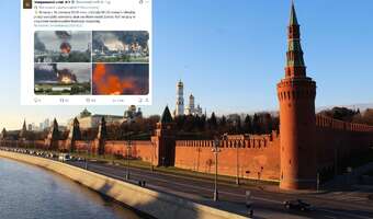 Atak ukraiński na Moskwę! Płonie rafineria 15 km od Kremla