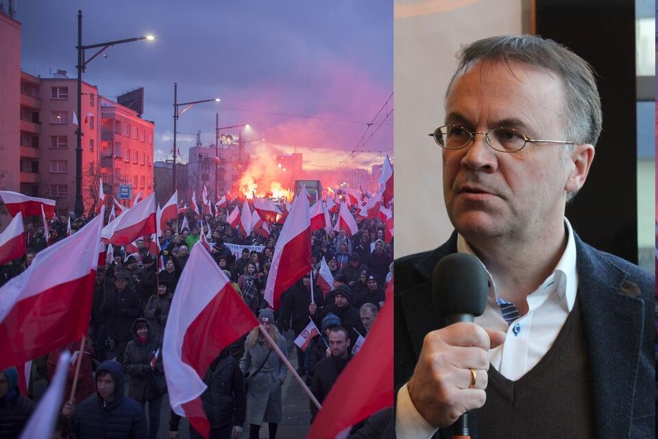 Marsz Niepodległości, Jacek Sellin  / autor: Fratria 