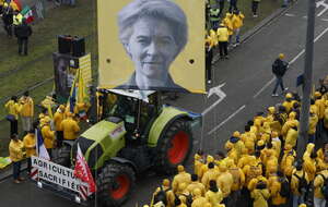 Protest rolników w Strasburgu / autor: PAP/EPA