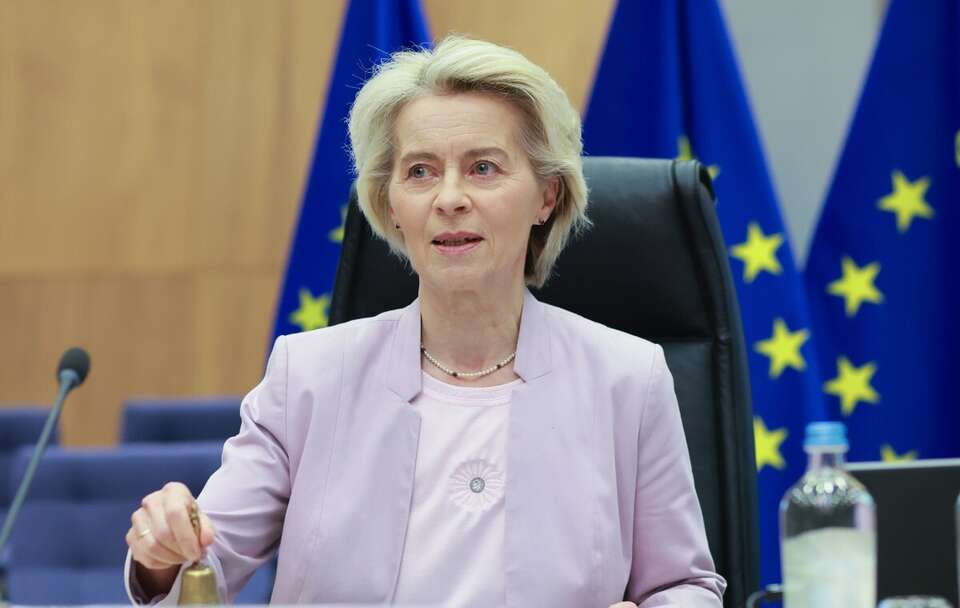 Ursula von der Leyen / autor: PAP/EPA/OLIVIER HOSLET