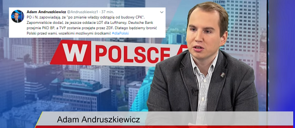 Adam Andruszkiewicz / autor: Fratria/Twitter