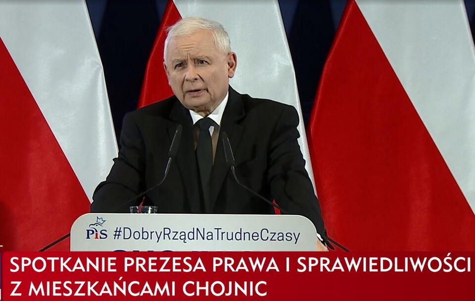 Prowokator zakłócił spotkanie z Jarosławem Kaczyńskim!