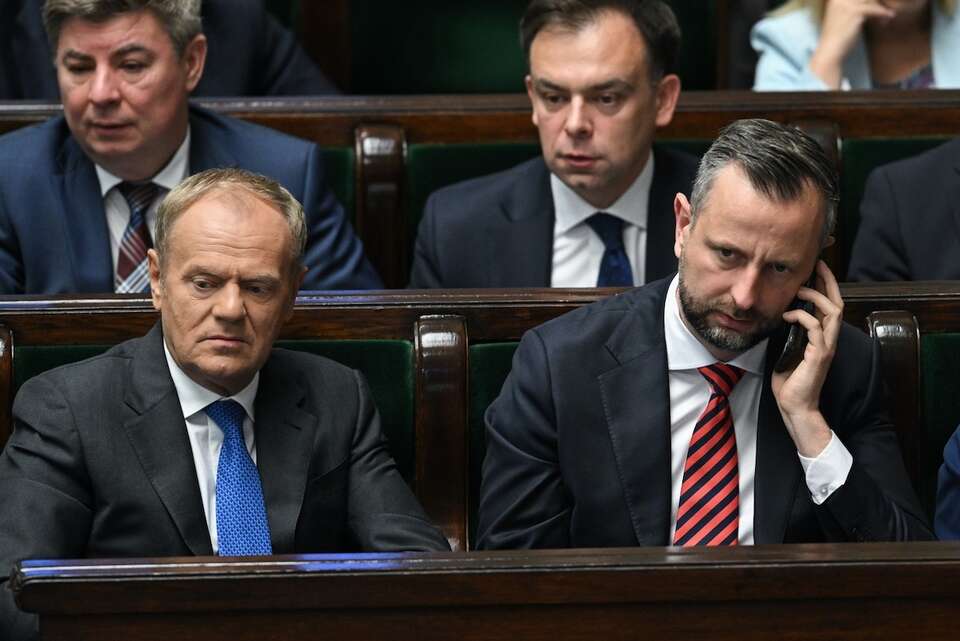Premier Donald Tusk i szef MON Władysław Kosiniak-Kamysz / autor: PAP/Radek Pietruszka