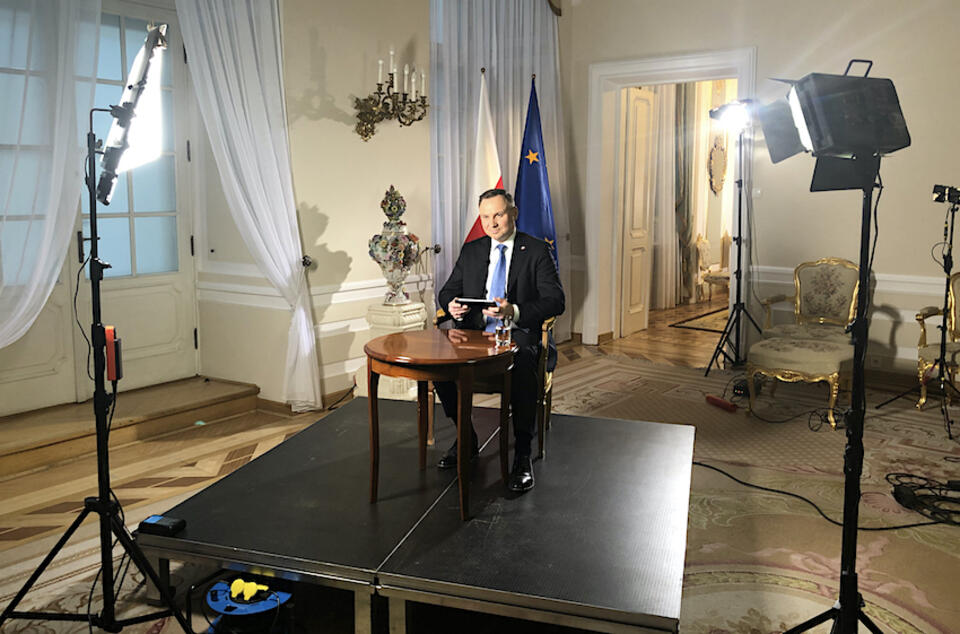 2020.04.17 - Warszawa, Pałac prezydencki / autor: KPRP