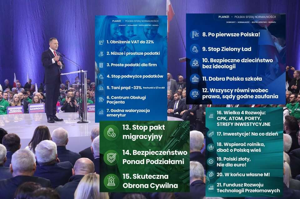 Kandydat Komitetu Obywatelskiego w wyborach na prezydenta RP, popierany przez Prawo i Sprawiedliwość, prezes Instytutu Pamięci Narodowej dr Karol Nawrocki / autor: PAP/Tomasz Gzell, X/Nawrocki2025