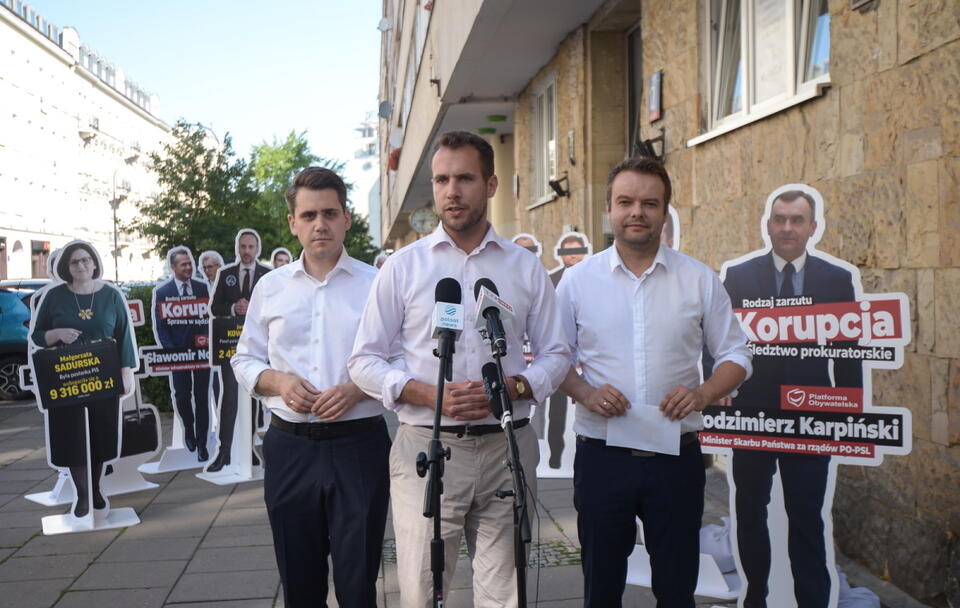 Rafał Bochenek, Jan Kanthak, Daniel Milewski / autor: PAP/Marcin Obara