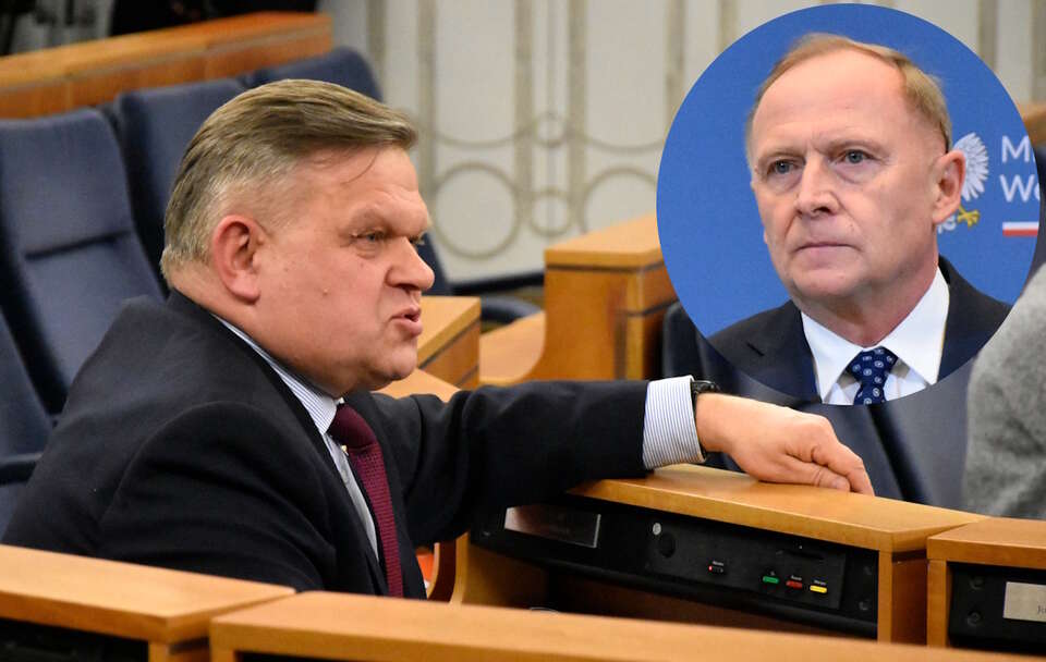 Senator PiS Wojciech Skurkiewicz interweniował ws. interwencji policji w Telewizji wPolsce24. / autor: Fratria