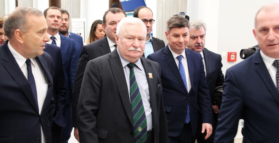 Lech Wałęsa z liderami PO, 2016 rok / autor: wPolityce.pl/M.Czutko