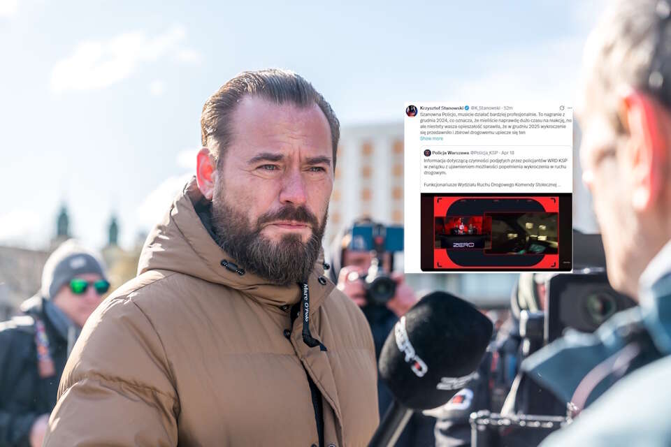 Na zdjęciu Krzysztof Stanowski oraz jego wpis z portalu X (screen) / autor: Fratria/X-Krzysztof Stanowski (screen)