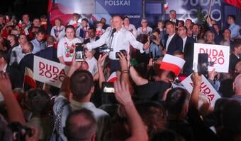 Kolejne wyniki: Andrzej Duda zdobywa 45,24 proc. głosów