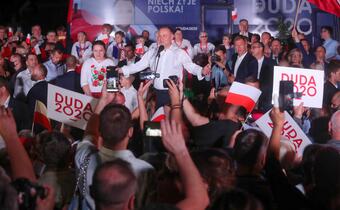 Kolejne wyniki: Andrzej Duda zdobywa 45,24 proc. głosów