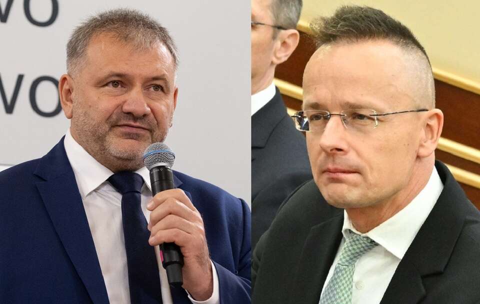 Minister sprawiedliwości Waldemar Żurek i szef MSZ Węgier Peter Szijjarto / autor: Fratria/Wikimedia Commons/Mäjilis of the Parliament of the Republic of Kazakhstan/CC BY 4.0