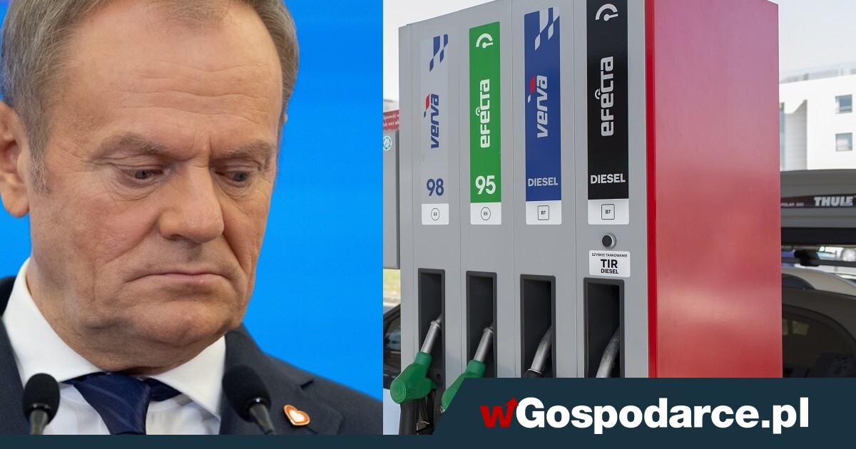 Tusk dał, Tusk wziął. Potężny skok cen paliw na dniach?