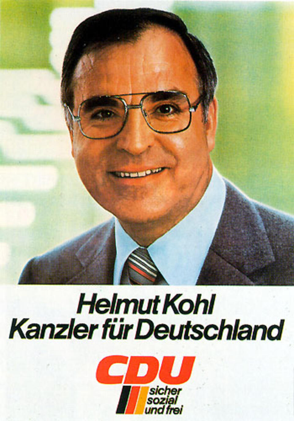 Plakat wyborczy Helmuta Kohla z 1976 r. 