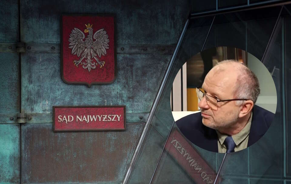 Prezes Stowarzyszenia „Sędziowie RP” sędzia Zygmunt Drożdżejko wyjaśnia na antenie Telewizji wPolsce24, co oznaczałaby możliwa uchwała dwóch izb SN / autor: Fratria/Telewizja wPolsce24