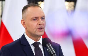 Na zdjęciu prezydent Nawrocki / autor: PAP/Albert Zawada