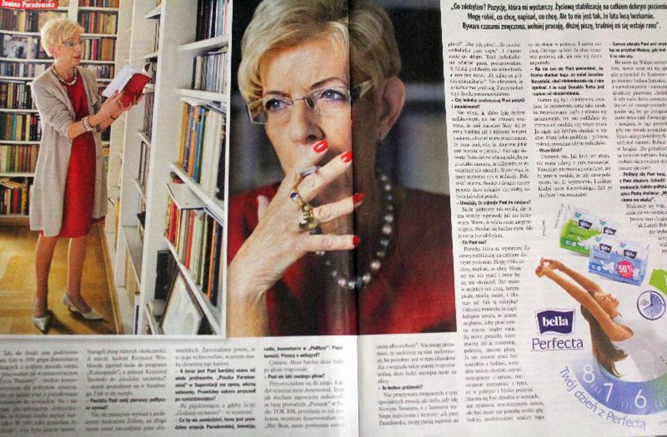 Janina Paradowska w "VIVIE!". Fot. wPolityce.pl