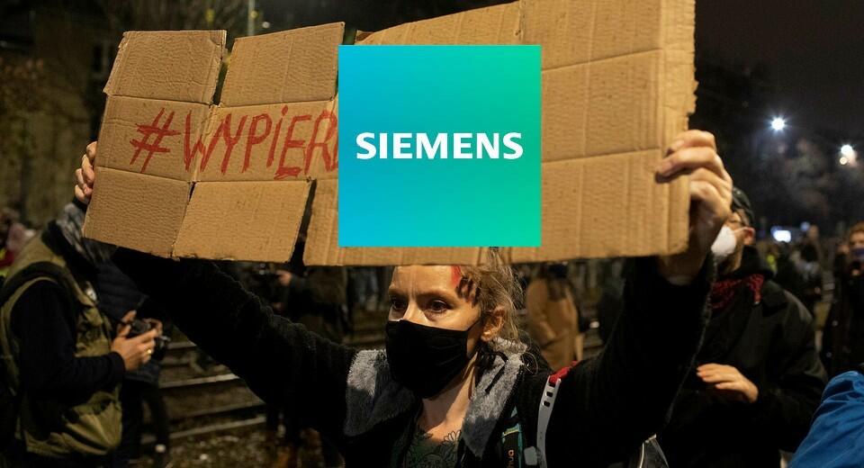 autor: Andrzej Wiktor, Fratria / logo koncernu Siemens