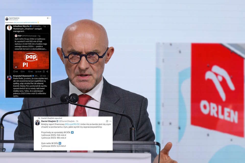 Prezes ORLENu Ireneusz Fąfara / autor: PAP/Paweł Supernak, X/Daniel Obajtek