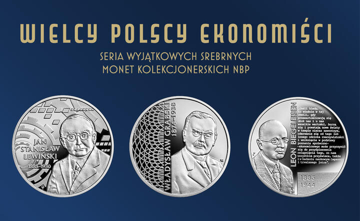 Wielcy polscy ekonomiści / autor: NBP