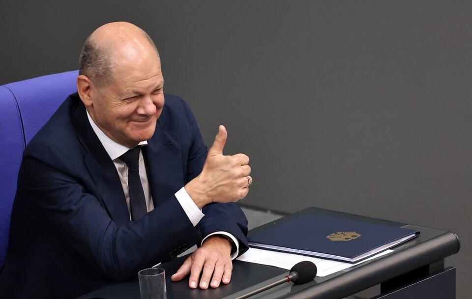 Olaf Scholz / autor: PAP/EPA/CLEMENS BILAN