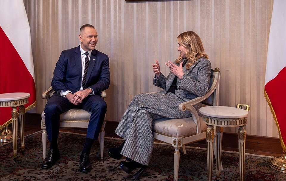 Prezydent Nawrocki i premier Meloni / autor: Mikołaj Bujak/KPRP