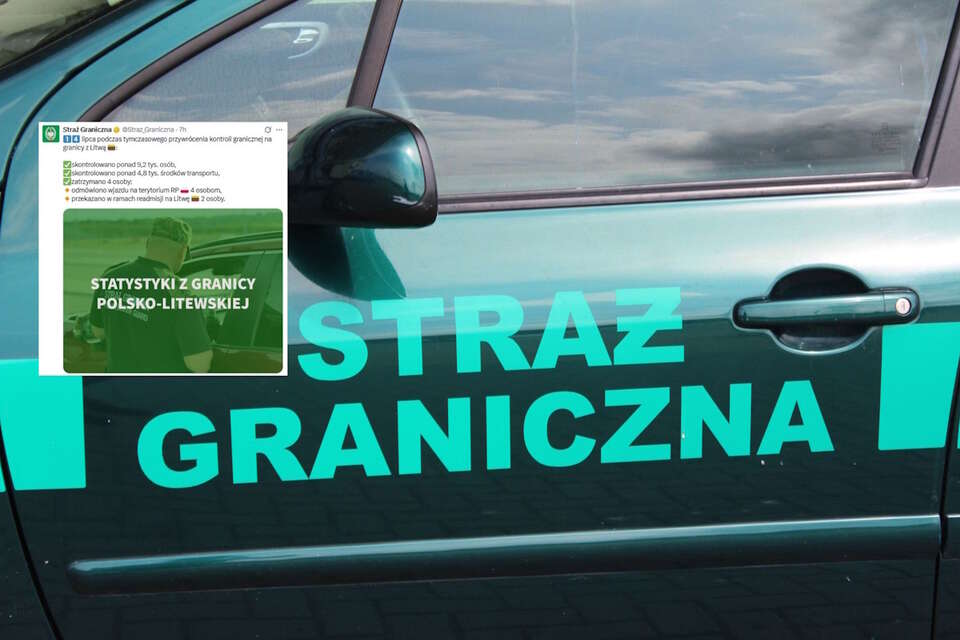 Samochód Straży Granicznej / autor: Fratria/X-Straż Graniczna, screen