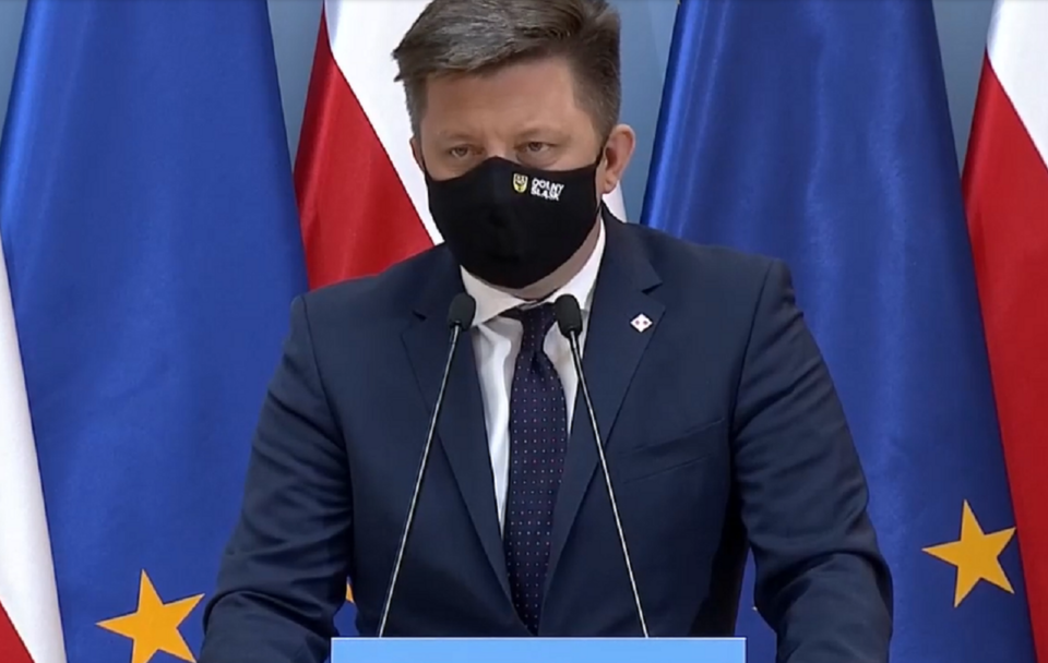 Minister Michał Dworczyk / autor: screenshot TVP INFO