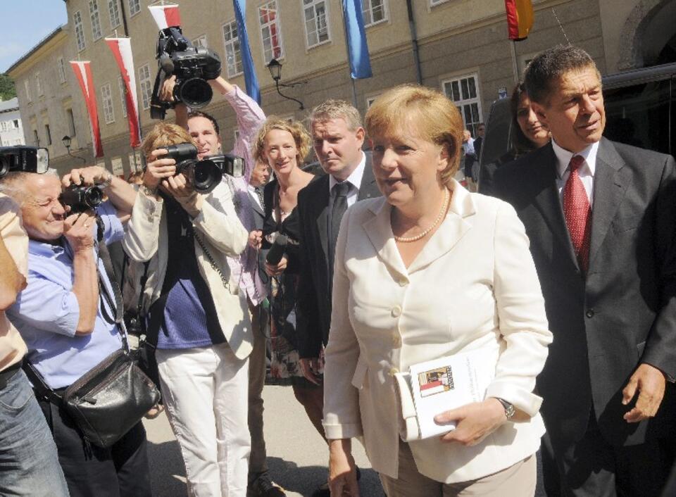 Angela Merkel z mężem Joachimem Sauerem, PAP/EPA