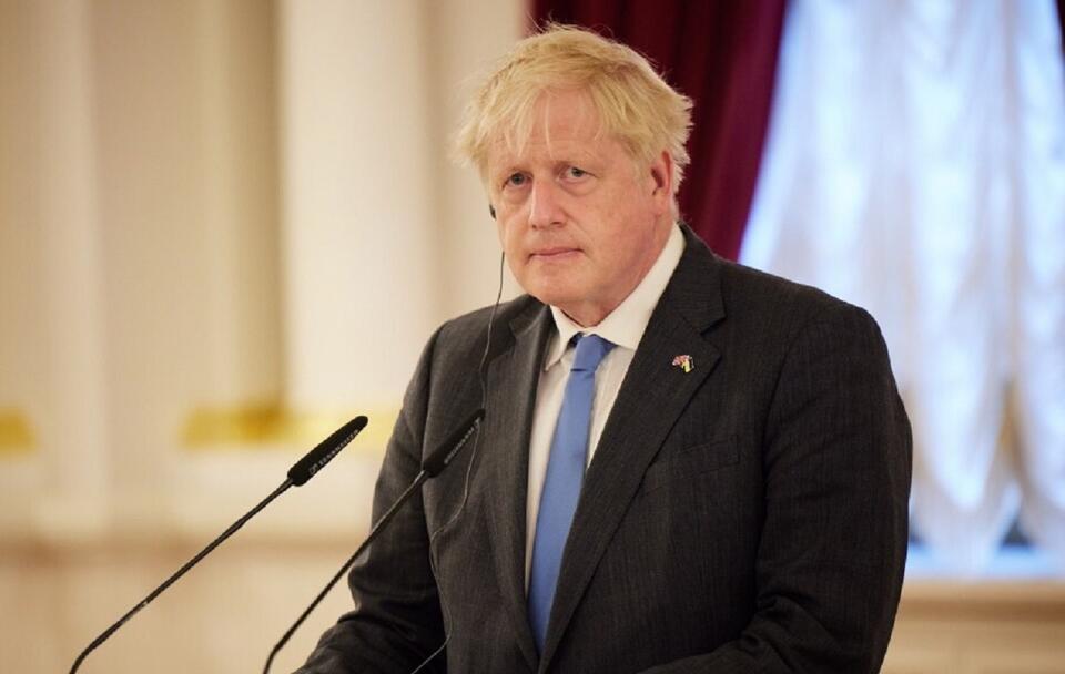 Boris Johnson / autor: PAP/EPA/UKRAINIAN PRESIDENTIAL PRESS SERVICE HANDOUT