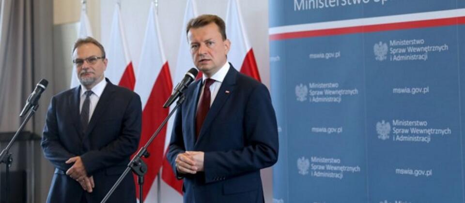 Szef MSWiA Mariusz Błaszczak / autor: mswia.gov.pl