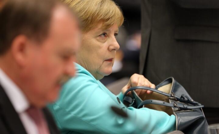 Kanclerz Angela Merkel na zebraniu parlamentarzystów CDU w Bundestagu 24 czerwca, fot. PAP/EPA/WOLFGANG KUMM