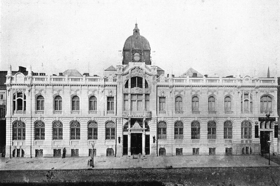 Gmach banku Wilhelma Landaua przy ul. Senatorskiej w Warszawie / autor: Domena publiczna