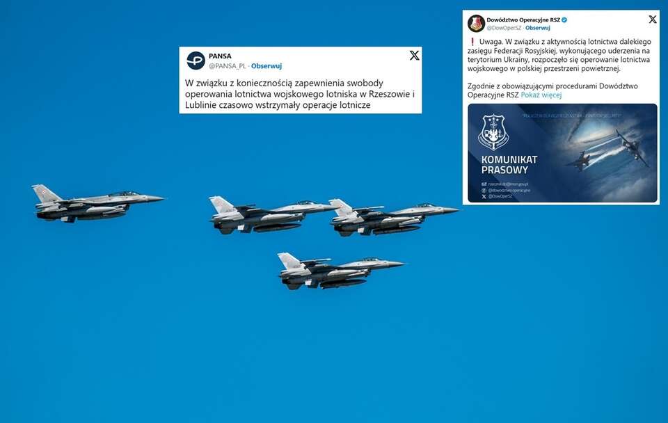 Samoloty F-16 / autor: Fratria/X