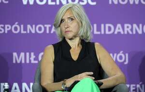 na zdj. Urszula Pasławska podczas Campusu Rafała Trzaskowskiego / autor: Fratria/M.Czutko