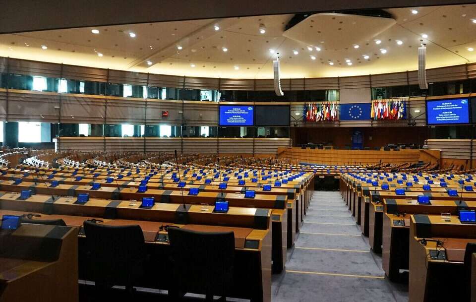 pusty Parlament Europejski / autor: Fratria