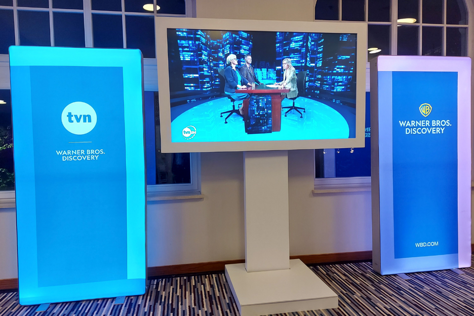 Banery TVN i  Warner Bros. Discovery / autor: Fratria