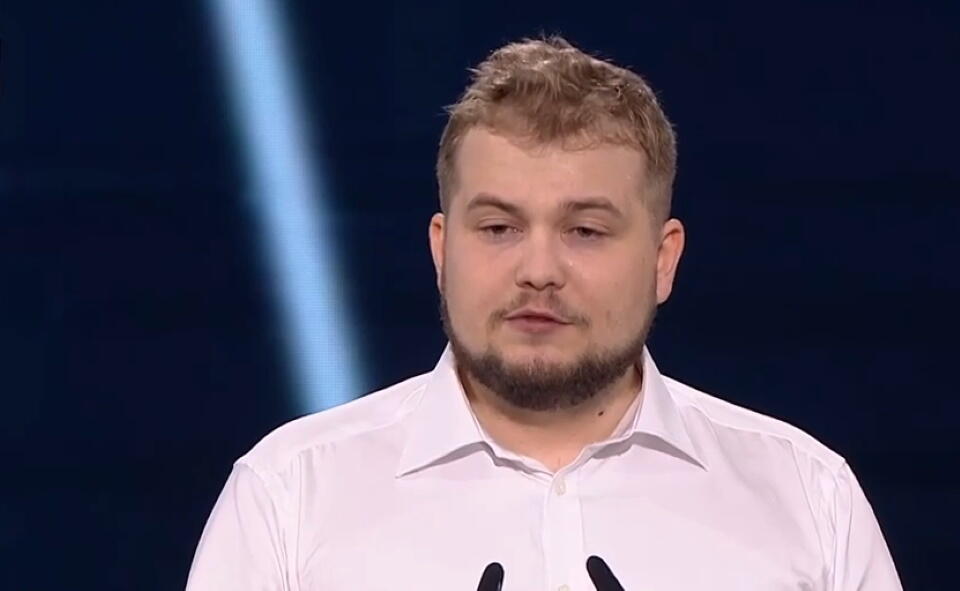 Michał Moskal / autor: screenshot/TVP Info