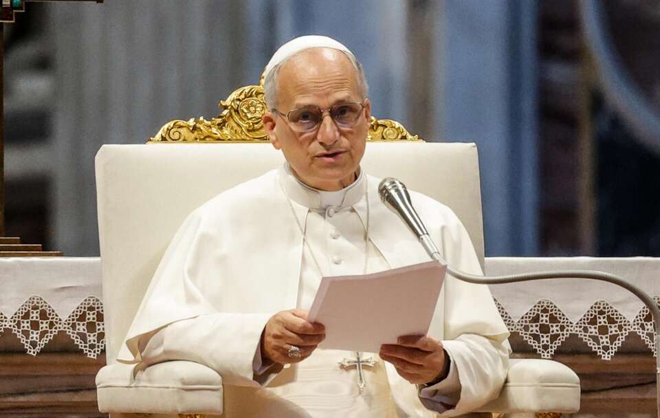 Papież Leon XIV / autor: PAP/EPA/GIUSEPPE LAMI