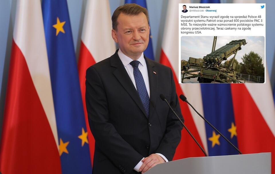 Mariusz Błaszczak / autor: PAP/Paweł Supernak/Twitter Mariusz Błaszczak