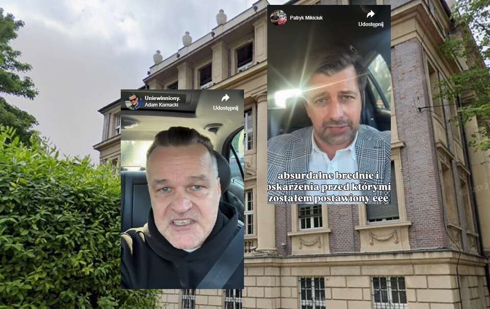 Adam Kornacki i Patryk Mikiciuk zostali uniewinnieni przez Sąd Okręgowy w Katowicach. / autor: Google Maps /// Facebook