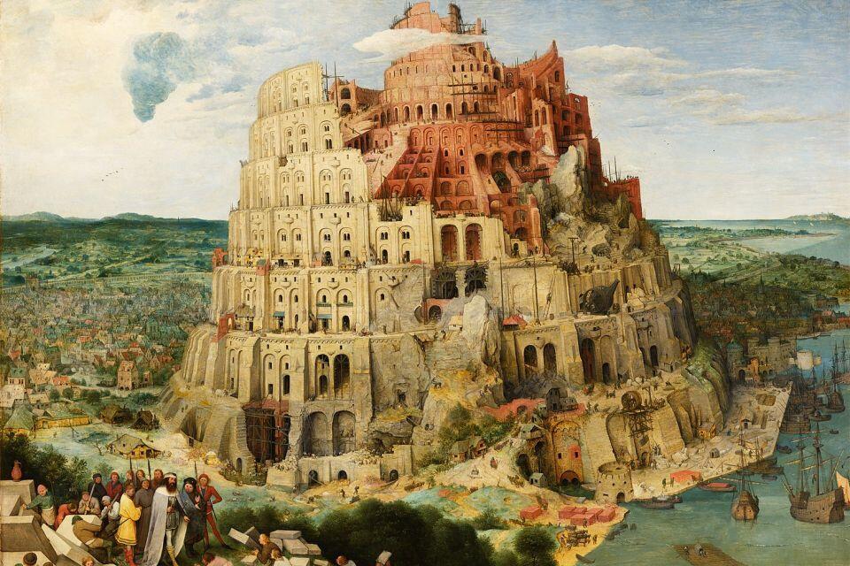 Wieża Babel / autor: Wikimedia Commons/Pieter Bruegel 
