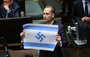 Konrad Berkowicz w Sejmie / autor: PAP/Rafał Guz