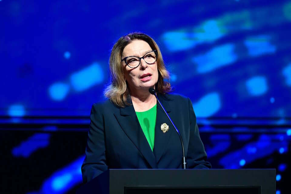 Na zdjęciu Małgorzata Kidawa-Błońska w Regionalnym Centrum Kultury w Kołobrzegu / autor: PAP/Marcin Bielecki