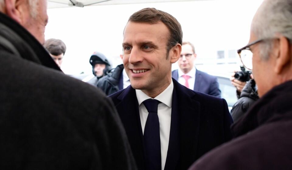 Prezydent Francji Emmanuel Macron / autor: EPA/PAP