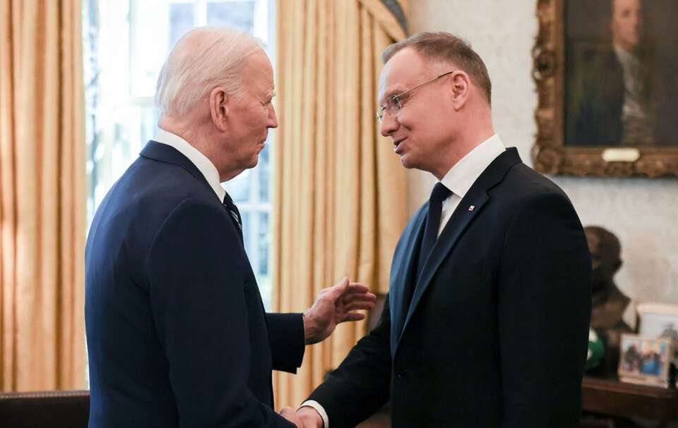 Prezydent Andrzej Duda w Białym Domu / autor: PAP/EPA/Jakub Szymczuk