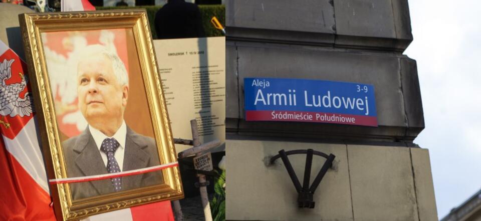 Symboliczna zmiana w Warszawie / autor: Fratria