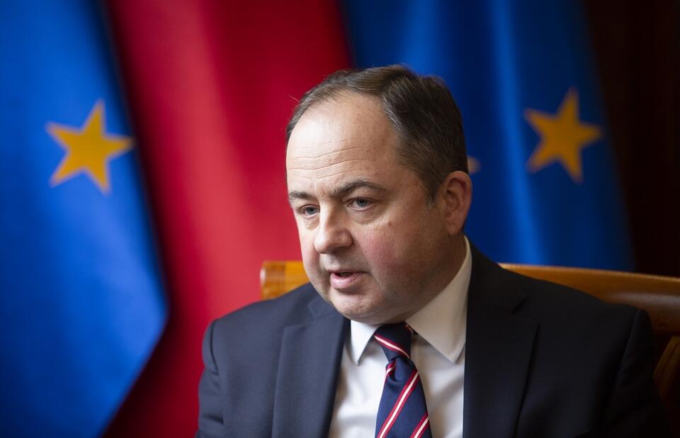 Minister Konrad Szymański / autor: Fratria