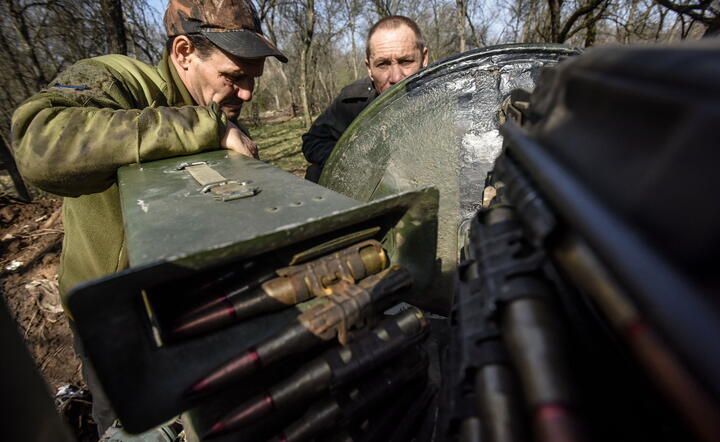 Żołnierze ukraińscy pod Bachmutem / autor: PAP/EPA