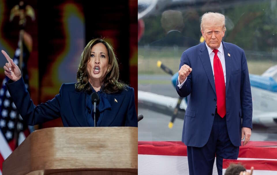 Kamala Harris i Donald Trump / autor: PAP/EPA